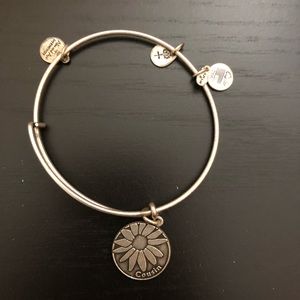 Cousin Flower Alex and Ani Bracelet Silver
